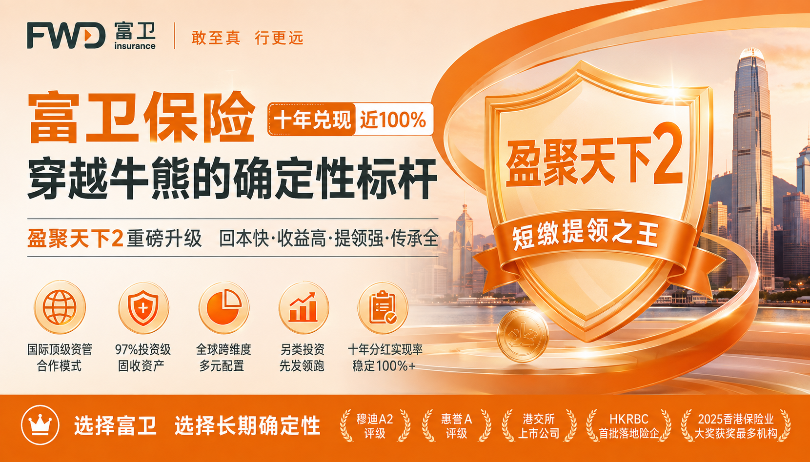 港险大洗牌！不靠百年底蕴，这家公司凭什么十年分红几乎100%兑现？