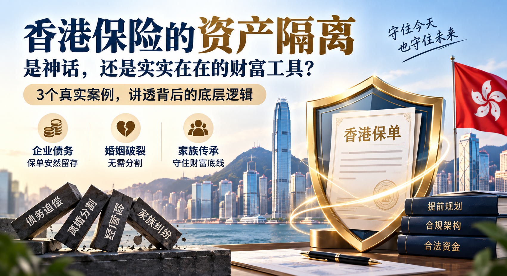香港保险真能 “欠债不还、离婚不分”?别被宣传骗了,3 个真实案例看清真相!
